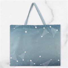 Background Abstract Line Zipper Large Tote Bag by Nexatart