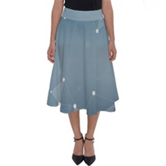 Background Abstract Line Perfect Length Midi Skirt by Nexatart