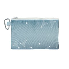 Background Abstract Line Canvas Cosmetic Bag (medium) by Nexatart