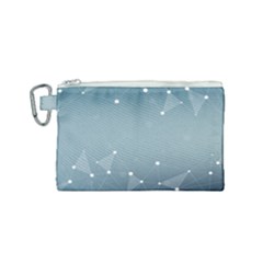 Background Abstract Line Canvas Cosmetic Bag (small) by Nexatart