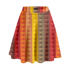 Abstract Pattern Background High Waist Skirt by Nexatart