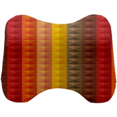 Abstract Pattern Background Head Support Cushion