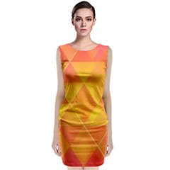 Background Colorful Abstract Sleeveless Velvet Midi Dress by Nexatart