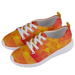 Background Colorful Abstract Women s Lightweight Sports Shoes