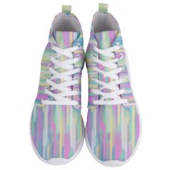 Background Abstract Pastels Men s Lightweight High Top Sneakers by Nexatart