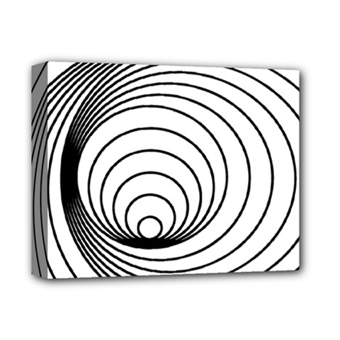 Spiral Eddy Route Symbol Bent Deluxe Canvas 14  X 11  by Nexatart