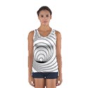 Spiral Eddy Route Symbol Bent Sport Tank Top  View1