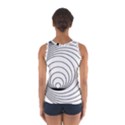 Spiral Eddy Route Symbol Bent Sport Tank Top  View2