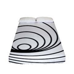 Spiral Eddy Route Symbol Bent Fitted Sheet (full/ Double Size) by Nexatart