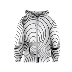 Spiral Eddy Route Symbol Bent Kids  Zipper Hoodie