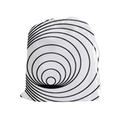 Spiral Eddy Route Symbol Bent Drawstring Pouches (extra Large) by Nexatart