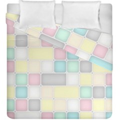 Background Abstract Pastels Square Duvet Cover Double Side (king Size) by Nexatart