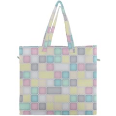 Background Abstract Pastels Square Canvas Travel Bag