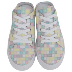 Background Abstract Pastels Square Half Slippers