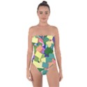 List Post It Note Memory Tie Back One Piece Swimsuit View1