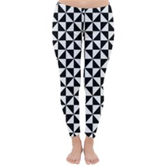 Triangle Pattern Simple Triangular Classic Winter Leggings by Nexatart