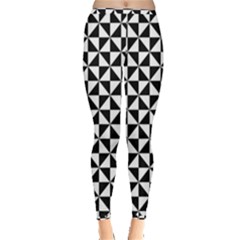 Triangle Pattern Simple Triangular Inside Out Leggings by Nexatart