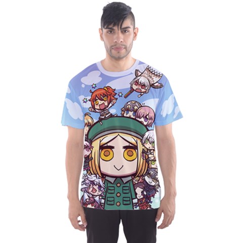 Fgo Riyo Chibi Shirt Men s Sports Mesh Tee by concon