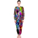 Abstract Squares Arrangement OnePiece Jumpsuit (Ladies)  View1