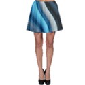 Abstract Pattern Lines Wave Skater Skirt View1