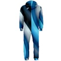 Abstract Pattern Lines Wave Hooded Jumpsuit (Men)  View2