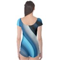 Abstract Pattern Lines Wave Boyleg Leotard  View2