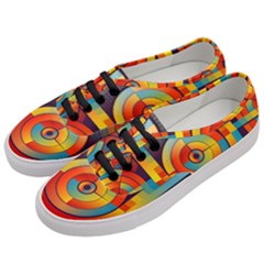 Background Colorful Abstract Women s Classic Low Top Sneakers by Nexatart