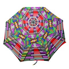 Art Vanishing Point Vortex 3d Folding Umbrellas by Nexatart