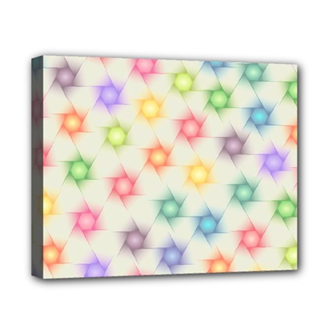 Polygon Geometric Background Star Canvas 10  X 8  by Nexatart