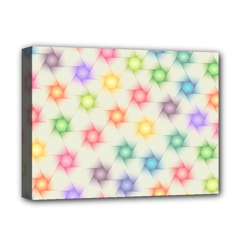 Polygon Geometric Background Star Deluxe Canvas 16  X 12   by Nexatart