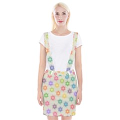 Polygon Geometric Background Star Braces Suspender Skirt by Nexatart