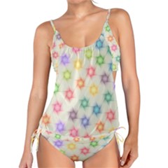 Polygon Geometric Background Star Tankini Set by Nexatart