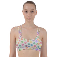 Polygon Geometric Background Star Line Them Up Sports Bra by Nexatart