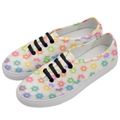 Polygon Geometric Background Star Women s Classic Low Top Sneakers by Nexatart