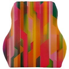 Background Abstract Colorful Car Seat Velour Cushion 