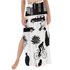 Good Morning, City Maxi Chiffon Tie-up Sarong by FunnyCow