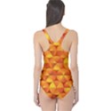 Background Triangle Circle Abstract One Piece Swimsuit View2