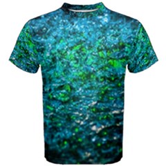 Water Color Green Men s Cotton Tee by FunnyCow