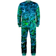 Water Color Green Onepiece Jumpsuit (men)  by FunnyCow