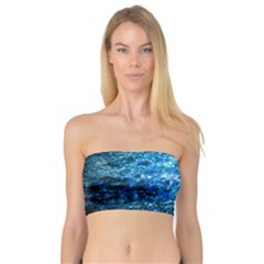 Water Color Blue Bandeau Top by FunnyCow