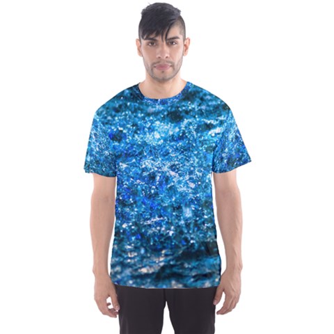 Water Color Blue Men s Sports Mesh Tee by FunnyCow