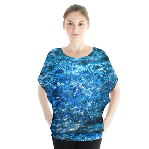 Water Color Blue Blouse by FunnyCow