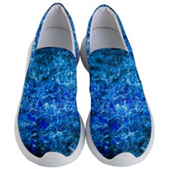 Water Color Navy Blue Women s Lightweight Slip Ons