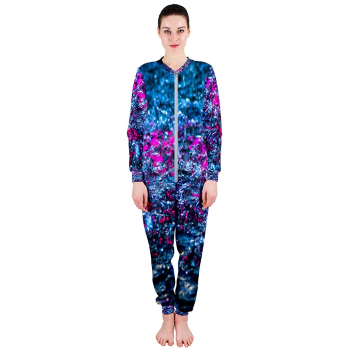 Water Color Violet OnePiece Jumpsuit (Ladies) 