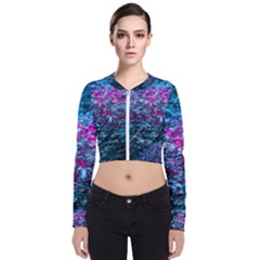 Water Color Violet Bomber Jacket