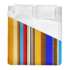 Colorful Stripes Duvet Cover (full/ Double Size) by FunnyCow