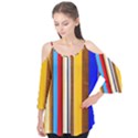 Colorful Stripes Flutter Tees View1