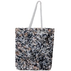 Granite Hard Rock Texture Full Print Rope Handle Tote (large) by FunnyCow