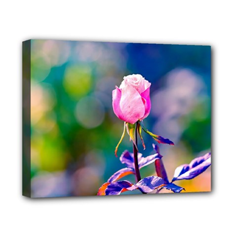 Pink Rose Flower Canvas 10  X 8  by FunnyCow