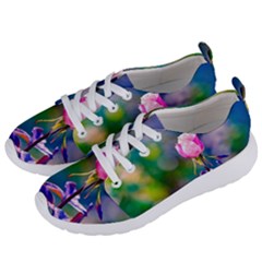 Pink Rose Flower Women s Lightweight Sports Shoes by FunnyCow